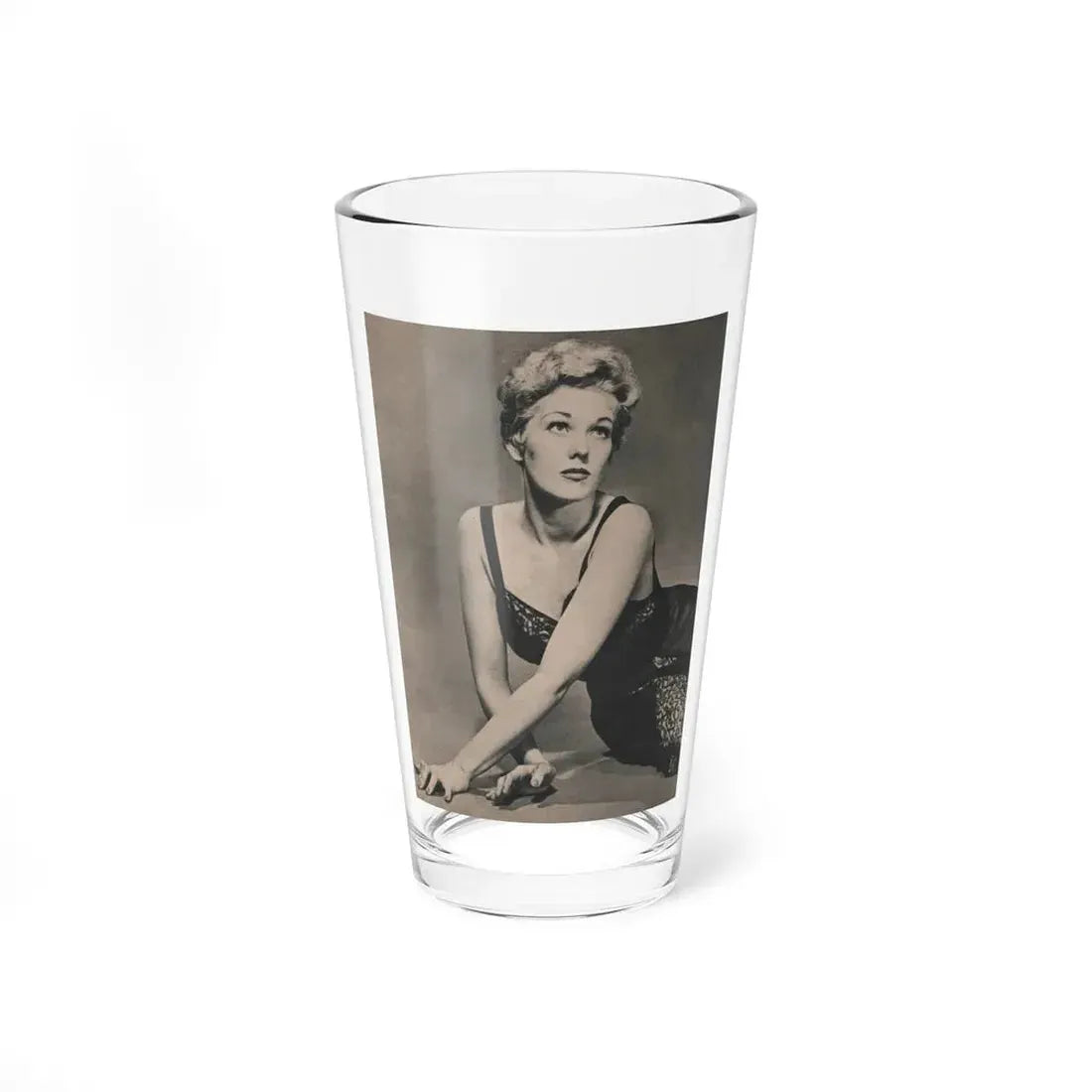Kim Novak #383 - Fabulous Females Mag. Issue #1 '55 - 1 B&W Photo (Vintage Female Icon) Pint Glass 16oz 16oz - Go Mug Yourself