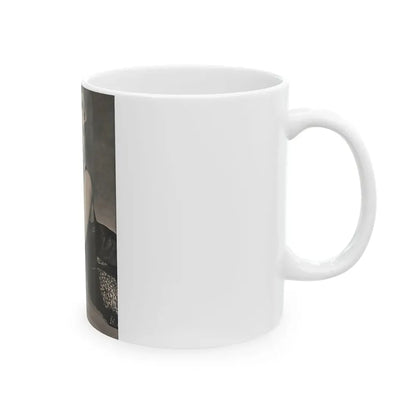 Kim Novak #383 - Fabulous Females Mag. Issue #1 '55 - 1 B&W Photo (Vintage Female Icon) White Coffee Mug - Go Mug Yourself