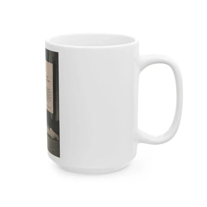 Kim Novak #384 - Fabulous Females Mag. Issue #1 '55 - 1 B&W Photo (Vintage Female Icon) White Coffee Mug - Go Mug Yourself