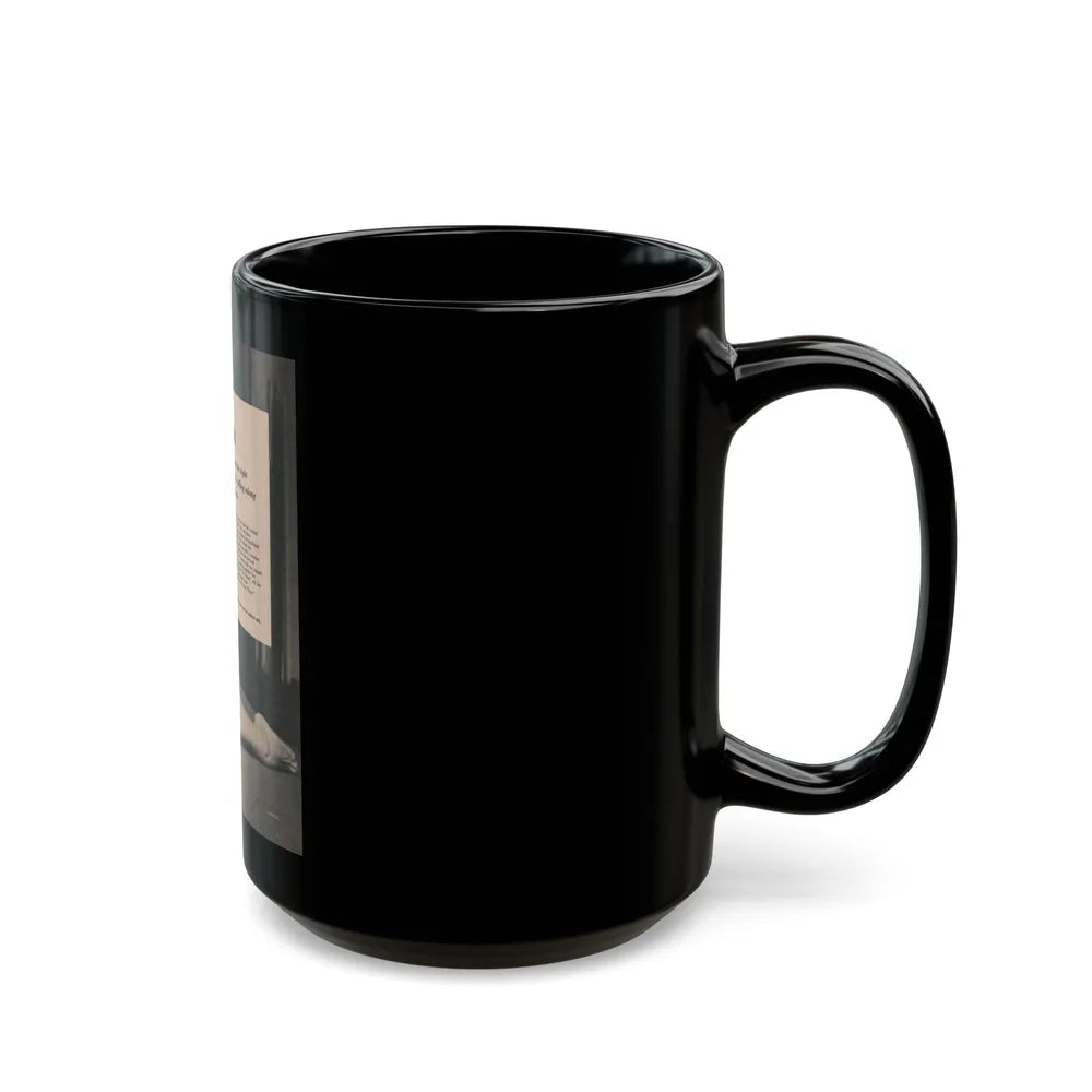 Kim Novak #384 - Fabulous Females Mag. Issue #1 '55 - 1 B&W Photo (Vintage Female Icon) Black Coffee Mug-Go Mug Yourself