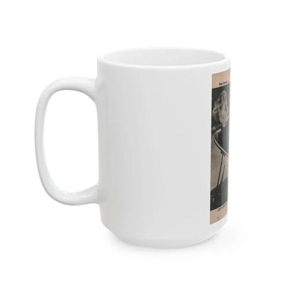 Kim Novak #387 - Fabulous Females Mag. Issue #1 '55 - 1 B&W Photo (Vintage Female Icon) White Coffee Mug - Go Mug Yourself