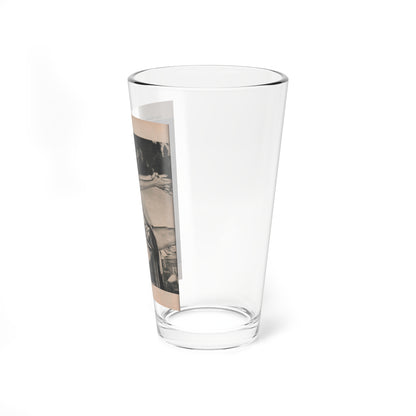 Kim Novak #387 - Fabulous Females Mag. Issue #1 '55 - 1 B&W Photo (Vintage Female Icon) Pint Glass 16oz-Go Mug Yourself
