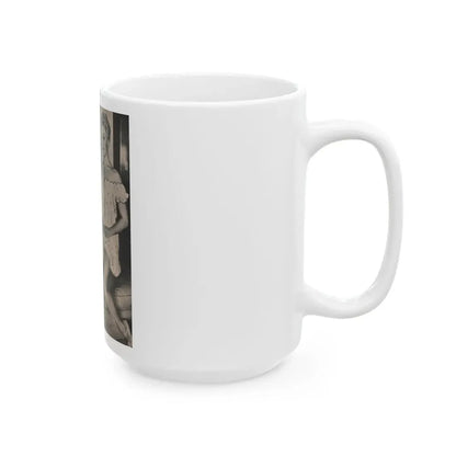 Kim Novak #388 - Fabulous Females Mag. Issue #1 '55 - 1 B&W Photo (Vintage Female Icon) White Coffee Mug - Go Mug Yourself