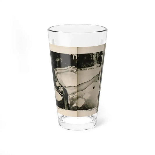 Kim Novak #389 - Fabulous Females Mag. Issue #1 '55 - 1 B&W Centerfold & 1 Other (Vintage Female Icon) Pint Glass 16oz 16oz - Go Mug Yourself
