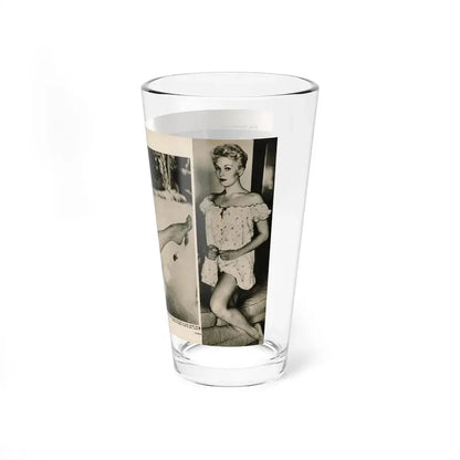 Kim Novak #389 - Fabulous Females Mag. Issue #1 '55 - 1 B&W Centerfold & 1 Other (Vintage Female Icon) Pint Glass 16oz - Go Mug Yourself