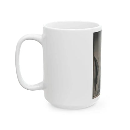 Kim Novak #390 - Fabulous Females Mag. Issue #1 '55 - 1 B&W Photo 1 (Vintage Female Icon) White Coffee Mug - Go Mug Yourself