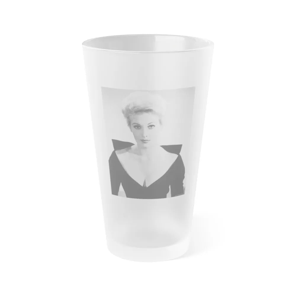 Kim Novak #43 (Vintage Female Icon) Frosted Pint Glass 16oz-16oz-Frosted-Go Mug Yourself