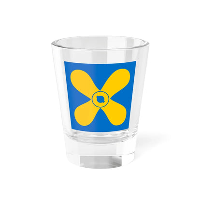 Kimitoön flag (Finland) Shot Glass 1.5oz 1.5oz - Go Mug Yourself