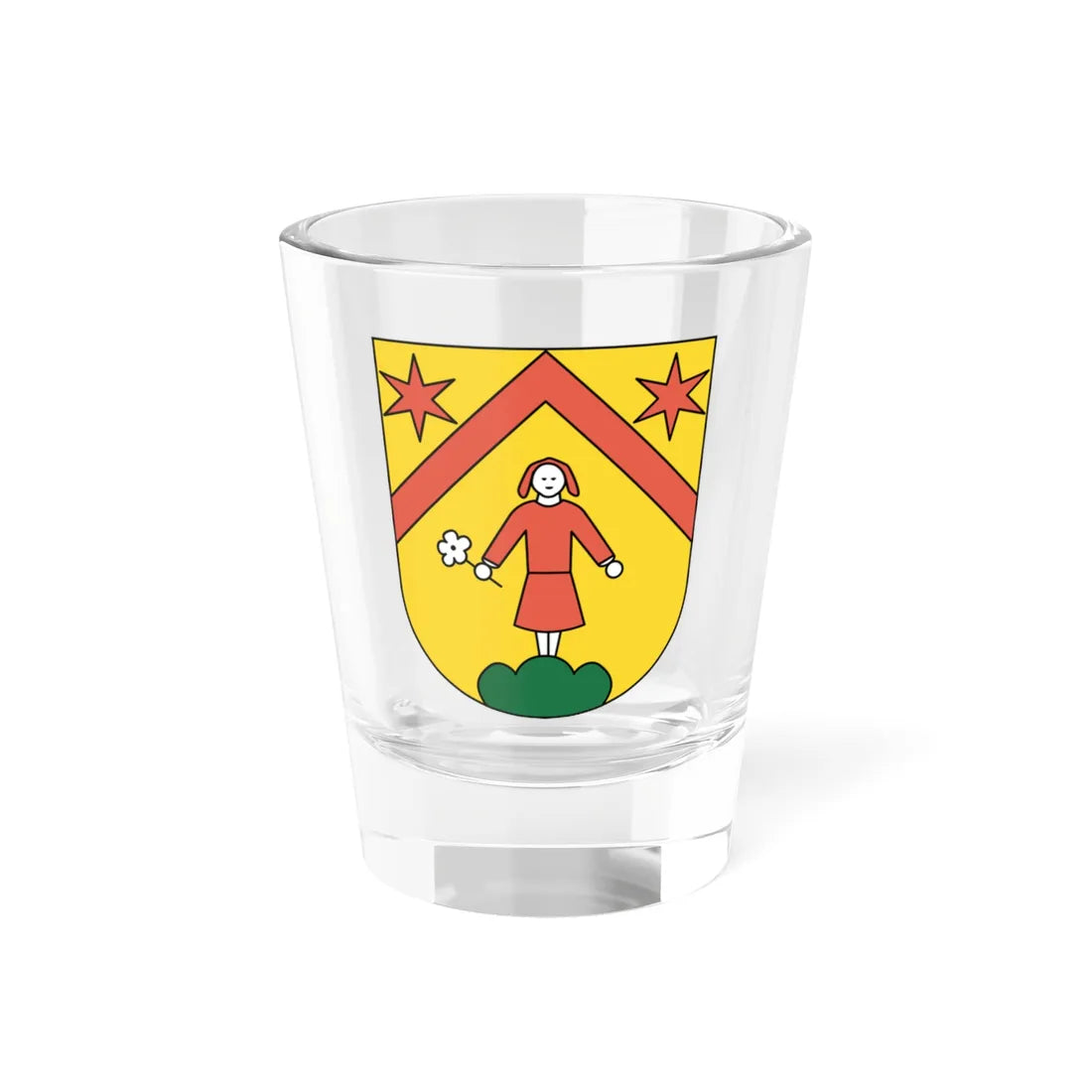 Kindhausen coat of arms (Switzerland) (Coat of Arms) Shot Glass 1.5oz 1.5oz - Go Mug Yourself
