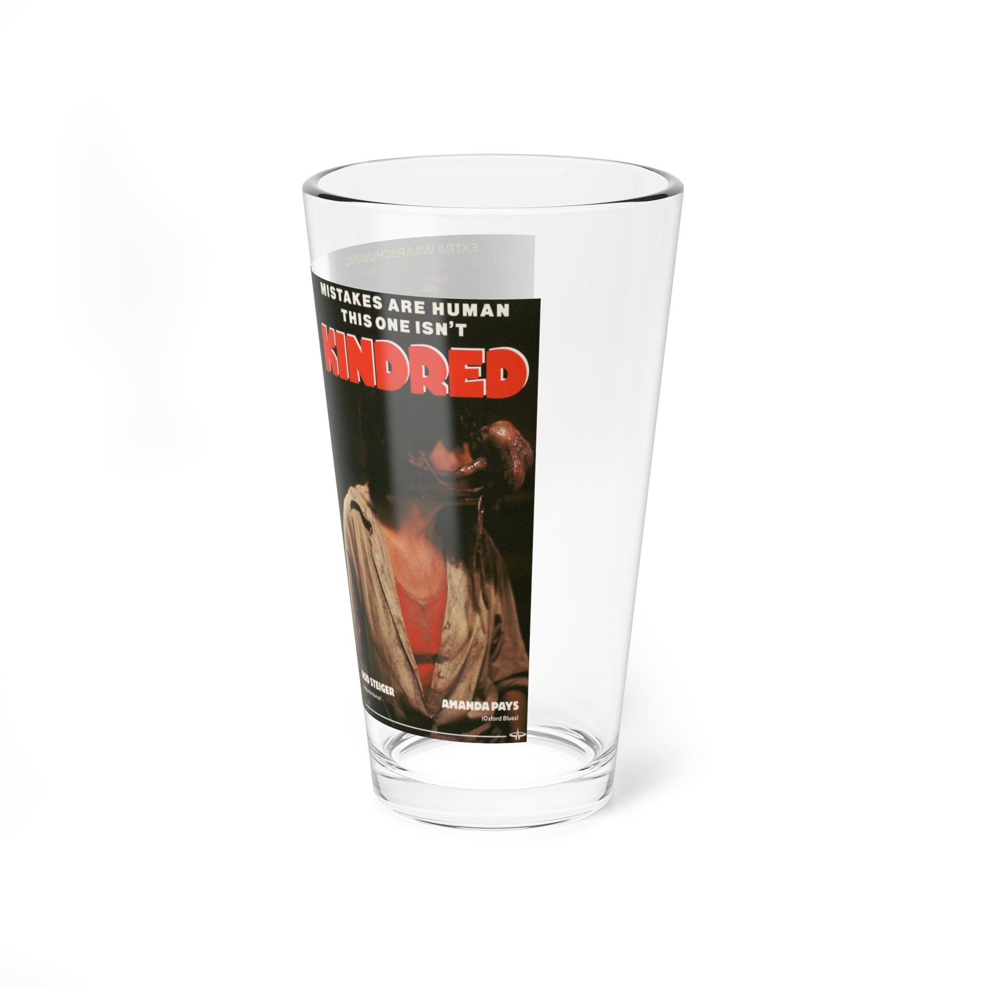 KINDRED AMANDA PAYS (VHS COVER) Pint Glass 16oz-Go Mug Yourself