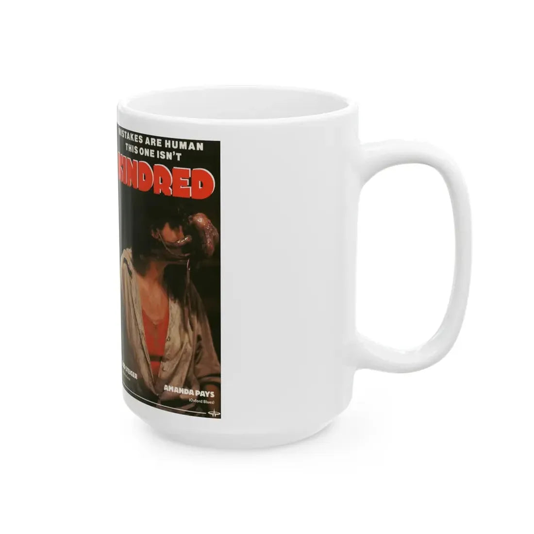 KINDRED AMANDA PAYS (VHS COVER) - White Coffee Mug - Go Mug Yourself