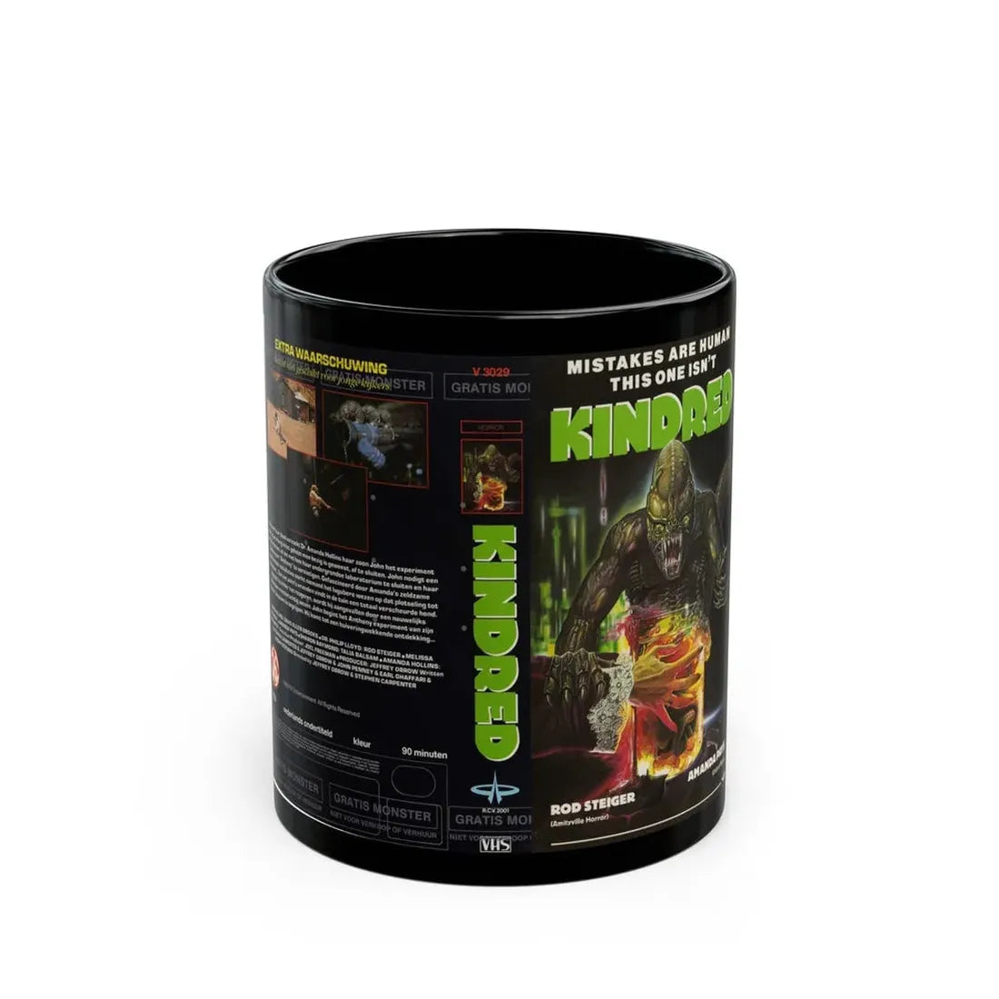 KINDRED (VHS COVER) - Black Coffee Mug 11oz - Go Mug Yourself