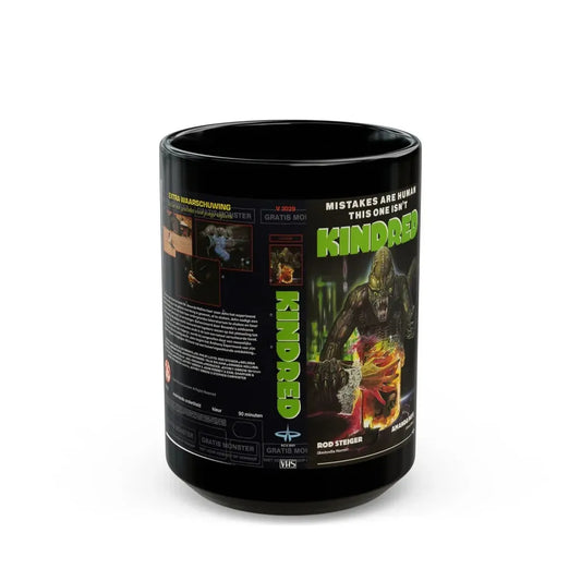 KINDRED (VHS COVER) - Black Coffee Mug 15oz - Go Mug Yourself