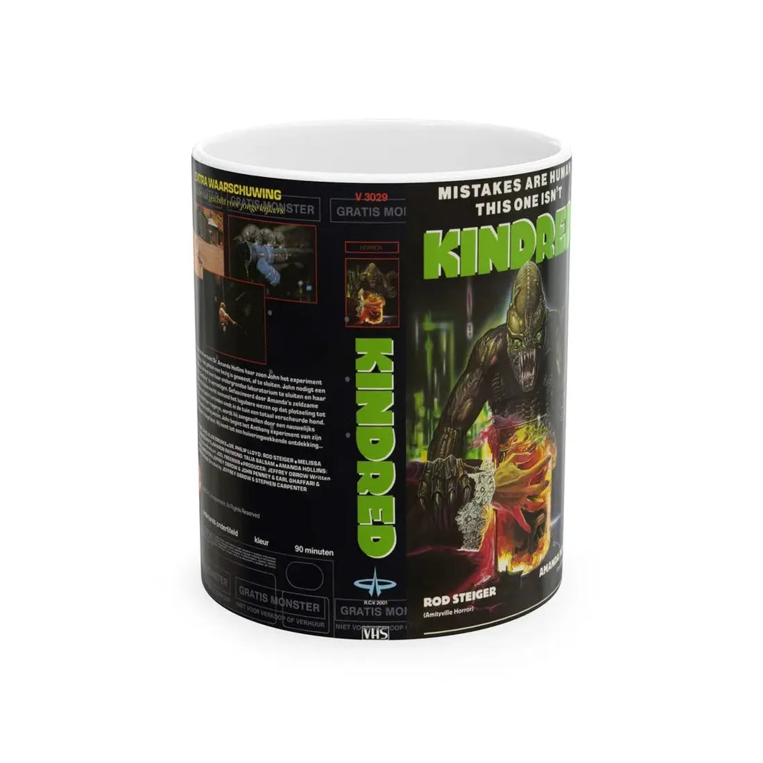 KINDRED (VHS COVER) - White Coffee Mug 11oz - Go Mug Yourself