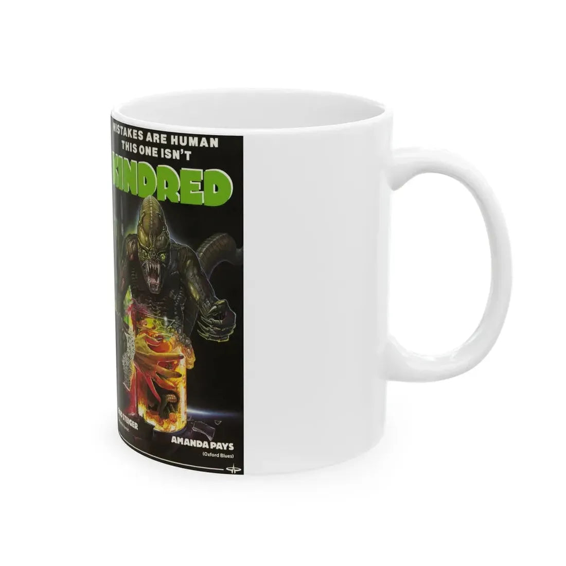 KINDRED (VHS COVER) - White Coffee Mug - Go Mug Yourself