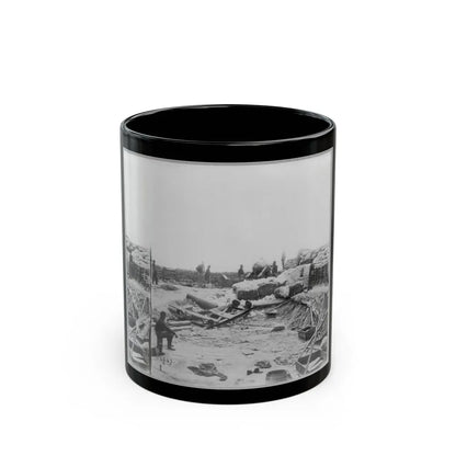 King Cotton , Yorktown, Va. (U.S. Civil War) Black Coffee Mug-11oz-Go Mug Yourself