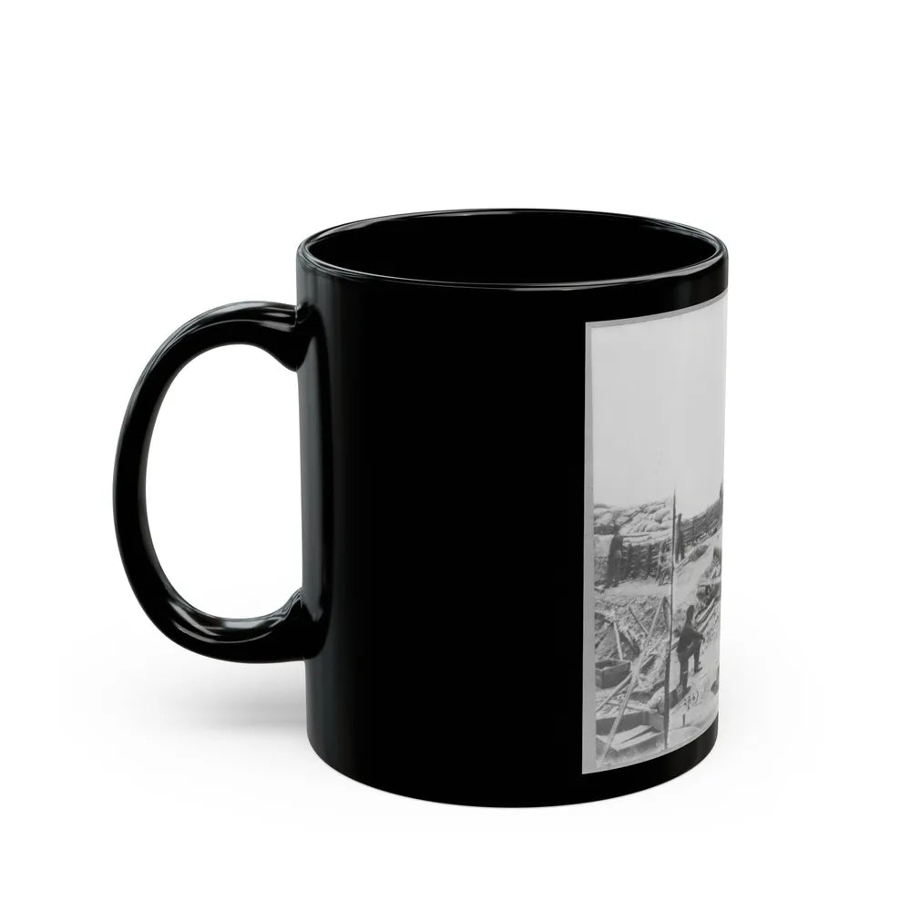 King Cotton , Yorktown, Va. (U.S. Civil War) Black Coffee Mug-Go Mug Yourself