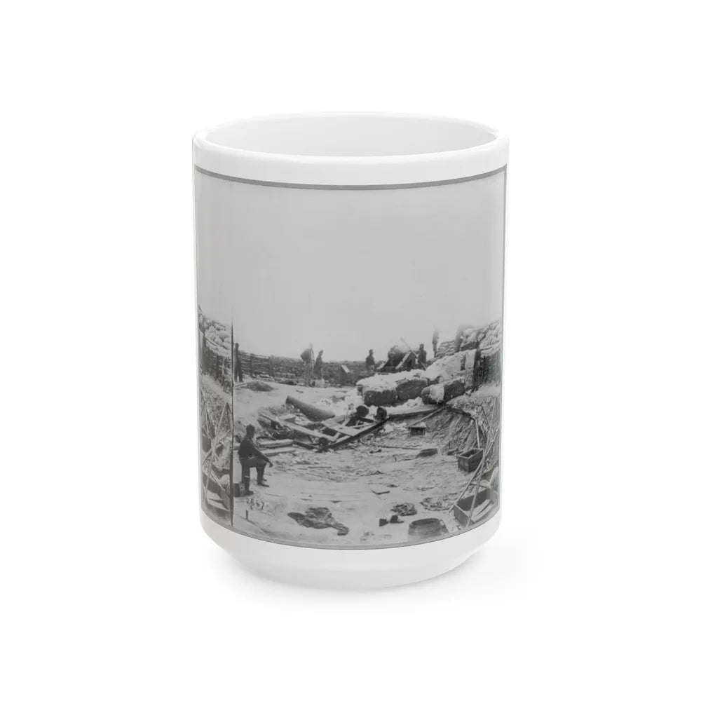 King Cotton , Yorktown, Va. (U.S. Civil War) White Coffee Mug-15oz-Go Mug Yourself