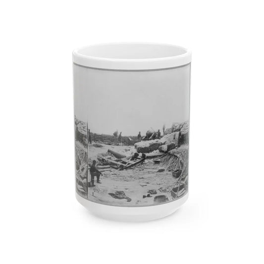 King Cotton , Yorktown, Va. (U.S. Civil War) White Coffee Mug-15oz-Go Mug Yourself