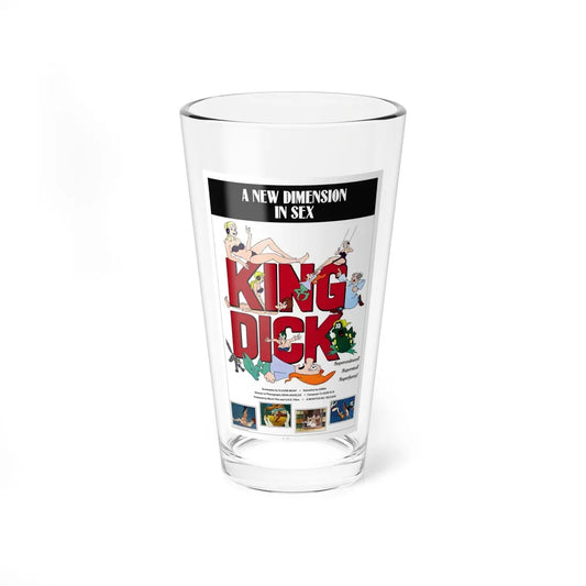 KING DICK 1973 Movie Poster - Pint Glass 16oz-16oz-Go Mug Yourself