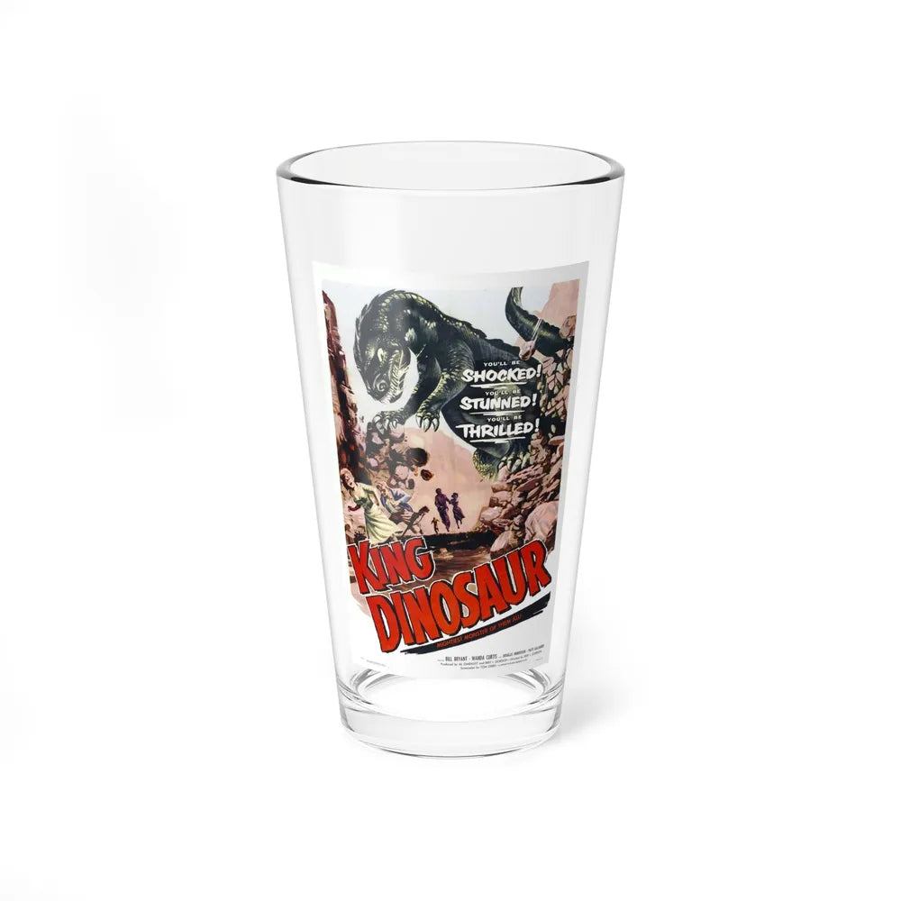 KING DINOSAUR 1955 Movie Poster - Pint Glass 16oz-16oz-Go Mug Yourself