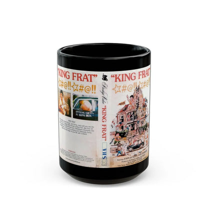 KING FRAT DAN CHANDLER (VHS COVER) - Black Coffee Mug-15oz-Go Mug Yourself