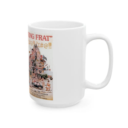 KING FRAT DAN CHANDLER (VHS COVER) - White Coffee Mug-Go Mug Yourself