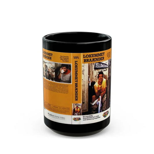 KING FRAT POLYGRAM HOME VIDEO (VHS COVER) - Black Coffee Mug 15oz - Go Mug Yourself
