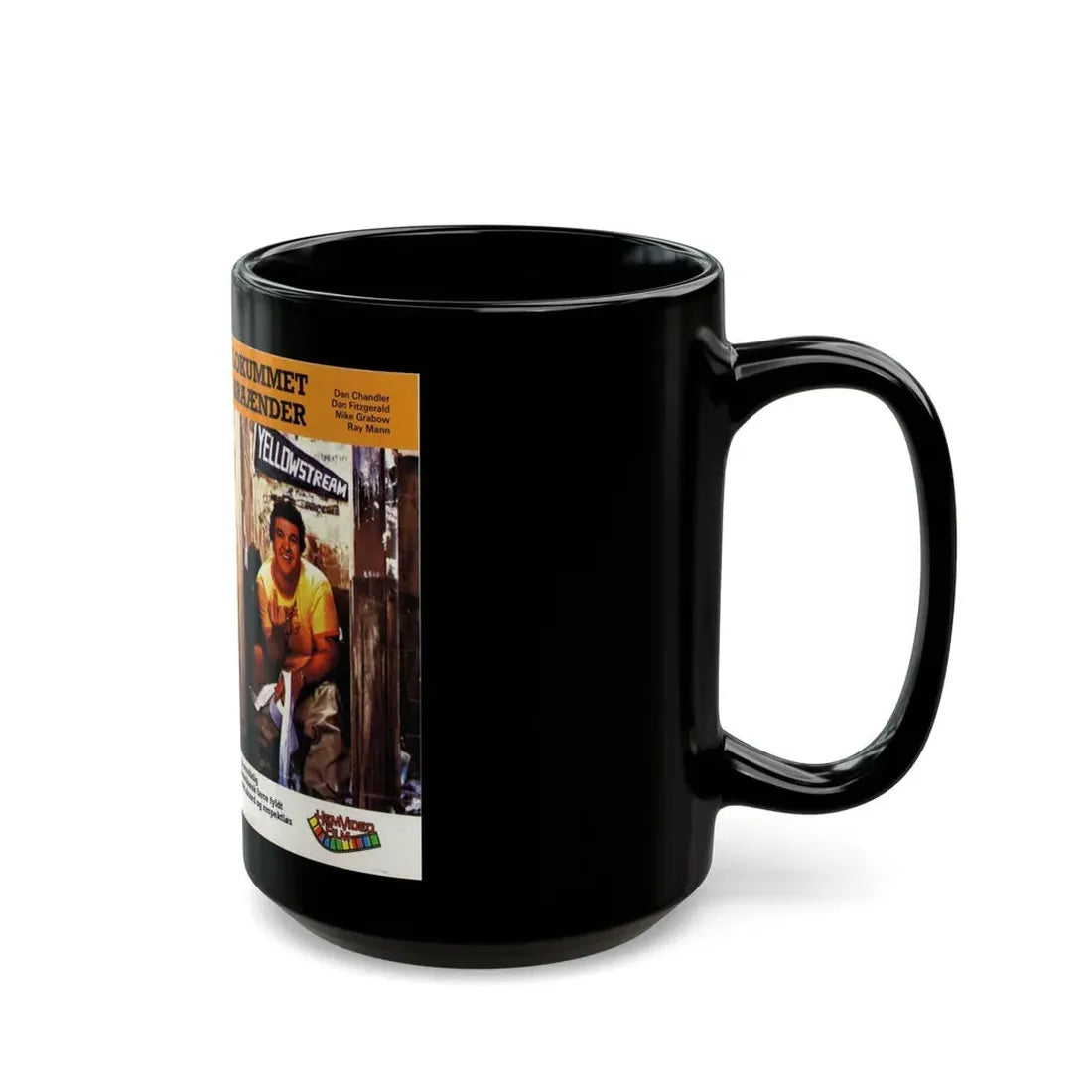 KING FRAT POLYGRAM HOME VIDEO (VHS COVER) - Black Coffee Mug - Go Mug Yourself