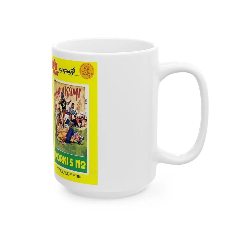 KING FRAT PORKIS N2 (VHS COVER) - White Coffee Mug-Go Mug Yourself