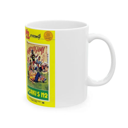 KING FRAT PORKIS N2 (VHS COVER) - White Coffee Mug-Go Mug Yourself