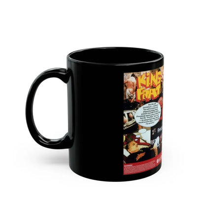 KING FRAT VIPCO ENTERTAINMENT (VHS COVER) - Black Coffee Mug - Go Mug Yourself