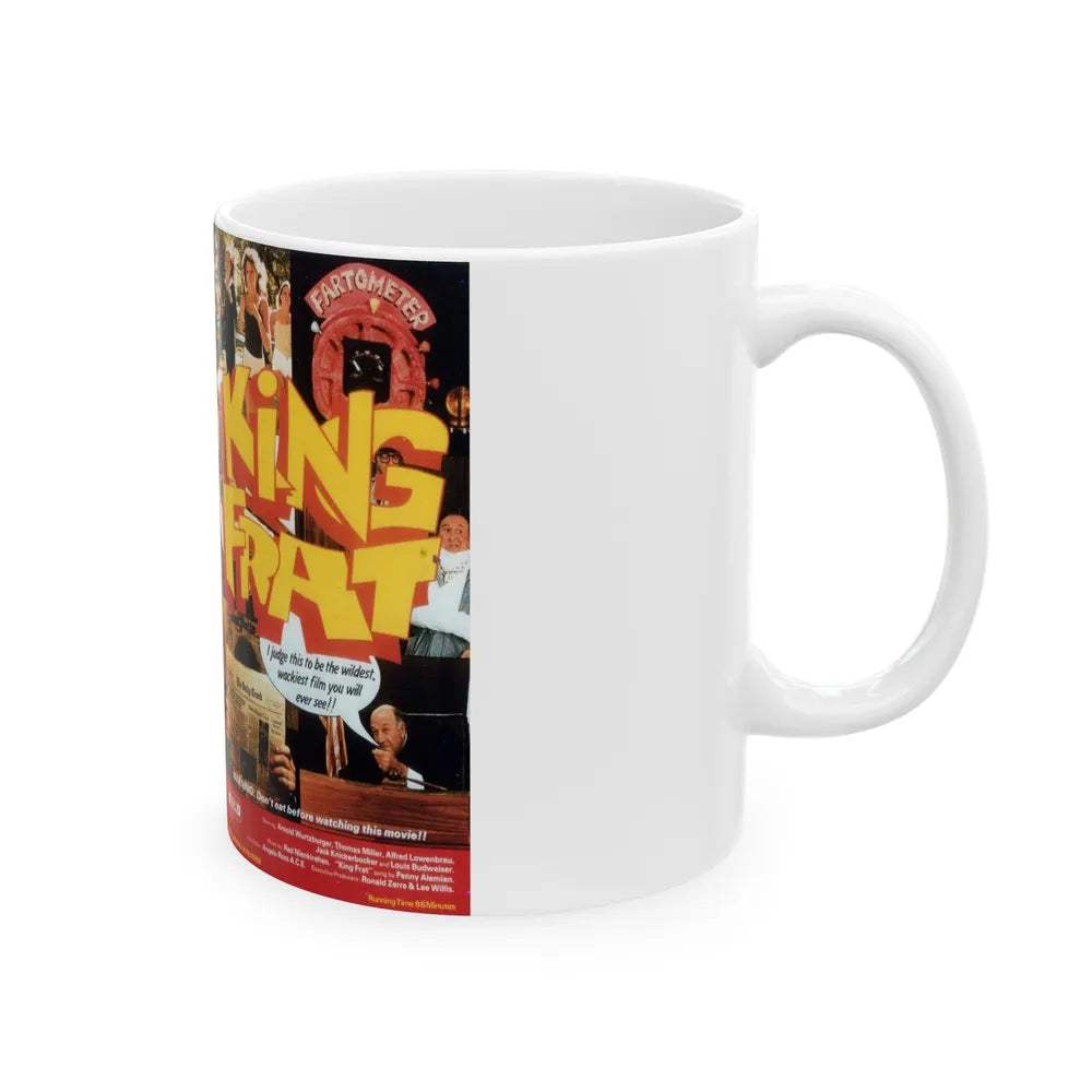 KING FRAT VIPCO ENTERTAINMENT (VHS COVER) - White Coffee Mug-Go Mug Yourself