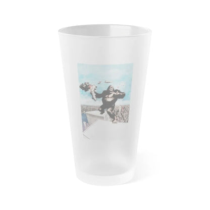 KING KONG (2) 1976 Movie Poster - Frosted Pint Glass 16oz-16oz-Frosted-Go Mug Yourself