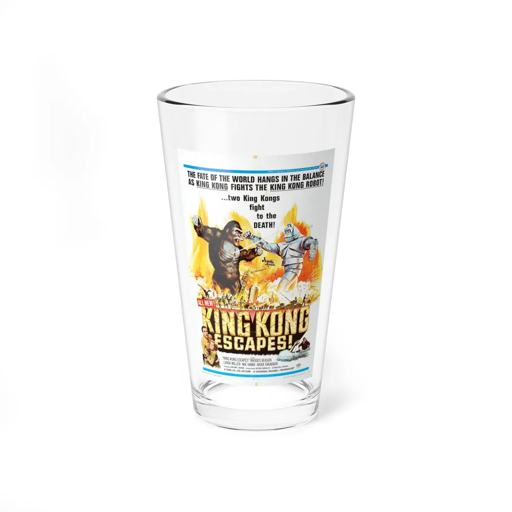 KING KONG ESCAPES (2) 1967 Movie Poster - Pint Glass 16oz-16oz-Go Mug Yourself