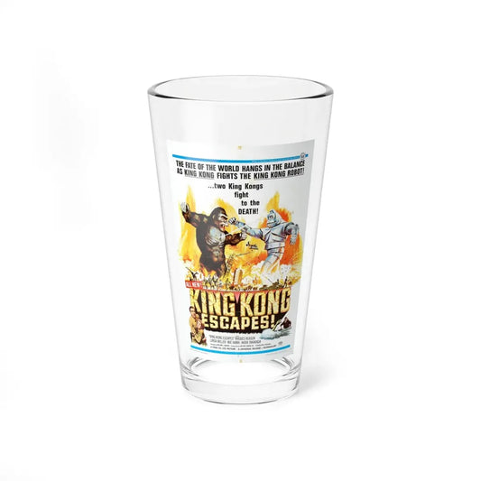KING KONG ESCAPES (2) 1967 Movie Poster - Pint Glass 16oz 16oz - Go Mug Yourself