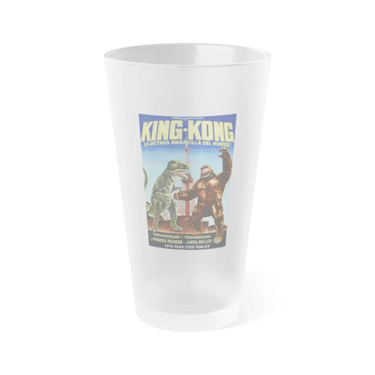 KING KONG ESCAPES (3) 1967 Movie Poster - Frosted Pint Glass 16oz 16oz Frosted - Go Mug Yourself
