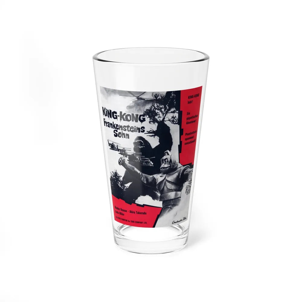 KING KONG ESCAPES (GERMAN) 1967 Movie Poster - Pint Glass 16oz-16oz-Go Mug Yourself