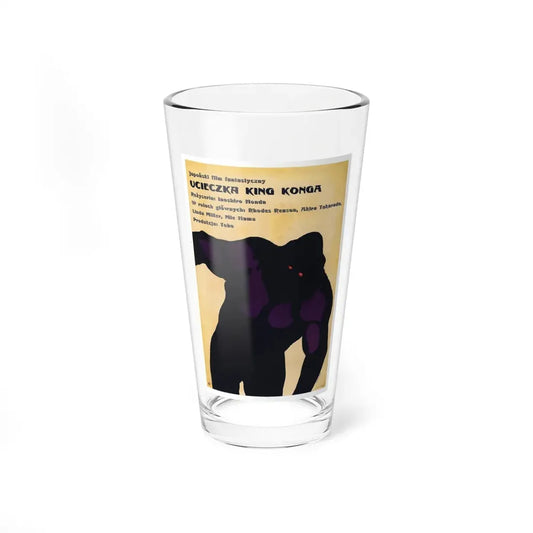 KING KONG ESCAPES (POLISH) 1967 Movie Poster - Pint Glass 16oz 16oz - Go Mug Yourself