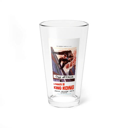 KING KONG VS GODZILLA (ITALIAN 2) 1962 Movie Poster - Pint Glass 16oz-16oz-Go Mug Yourself