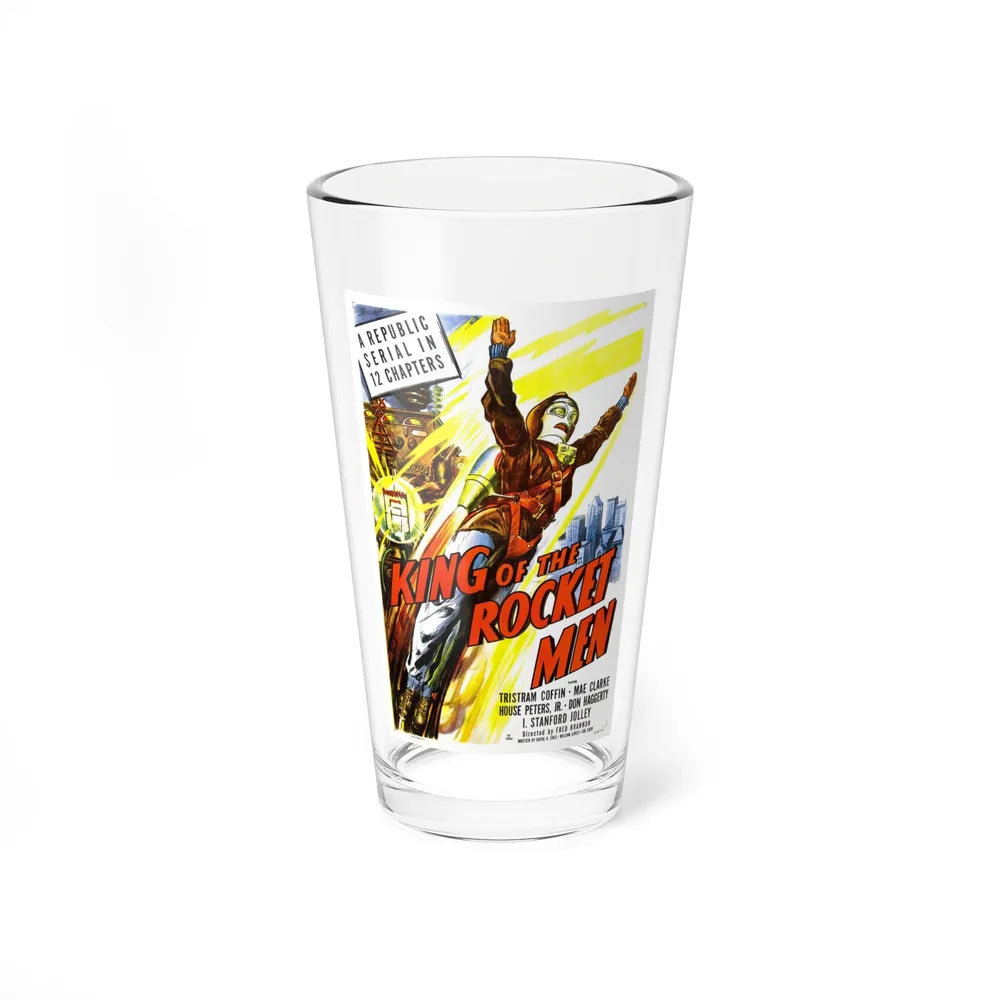 KING OF THE ROCKET MEN 1949 Movie Poster - Pint Glass 16oz-16oz-Go Mug Yourself