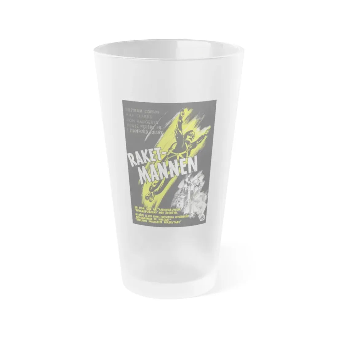 KING OF THE ROCKET MEN (2) 1949 Movie Poster - Frosted Pint Glass 16oz 16oz Frosted - Go Mug Yourself
