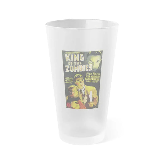 KING OF THE ZOMBIES 1941 Movie Poster - Frosted Pint Glass 16oz 16oz Frosted - Go Mug Yourself