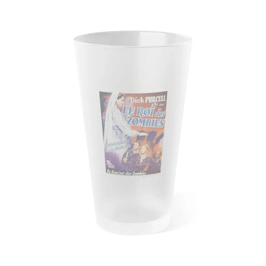 KING OF THE ZOMBIES (BELGIAN) 1941 Movie Poster - Frosted Pint Glass 16oz 16oz Frosted - Go Mug Yourself
