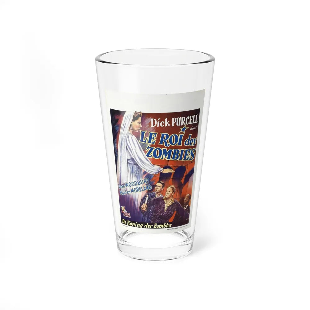 KING OF THE ZOMBIES (BELGIAN) 1941 Movie Poster - Pint Glass 16oz-16oz-Go Mug Yourself