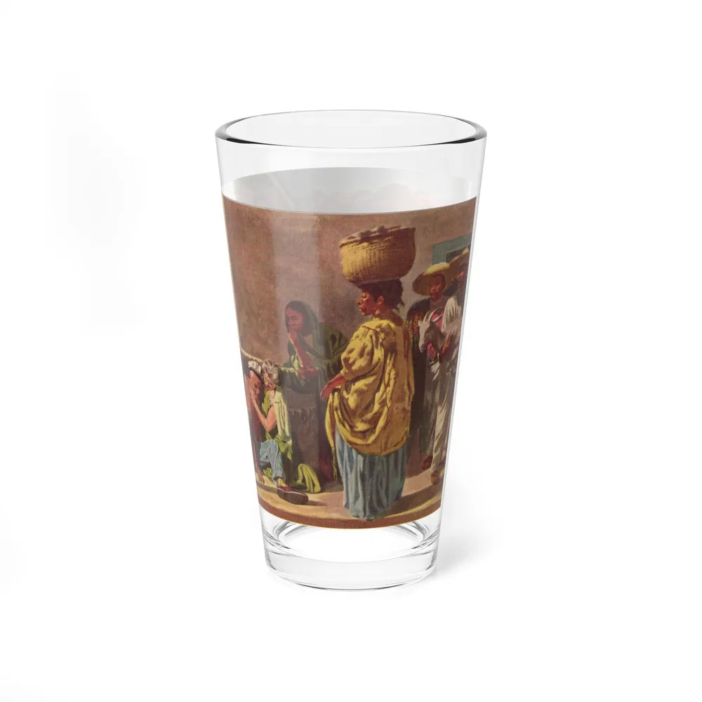 King-Size Brawl, Redbook, January 1957 - Pint Glass 16oz-Go Mug Yourself