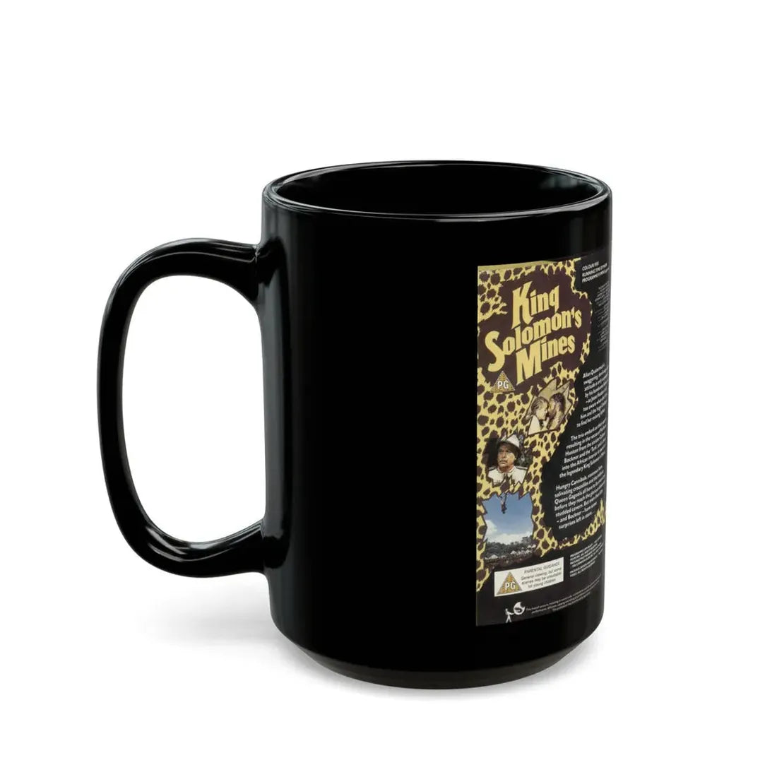 KING SOLOMONS MINES (VHS COVER) - Black Coffee Mug - Go Mug Yourself