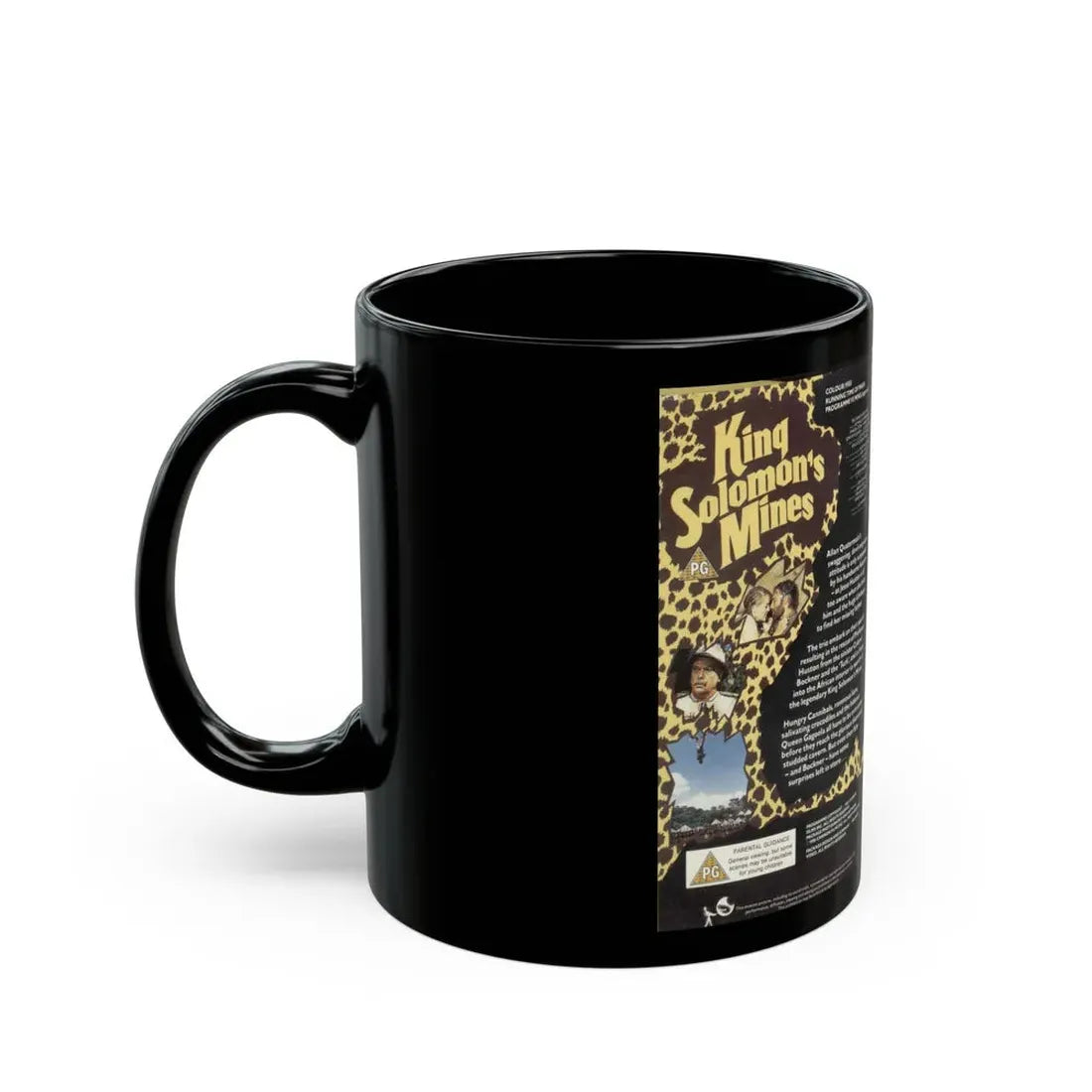 KING SOLOMONS MINES (VHS COVER) - Black Coffee Mug - Go Mug Yourself