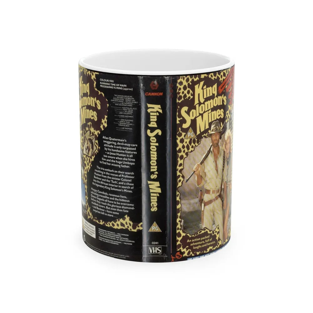 KING SOLOMONS MINES (VHS COVER) - White Coffee Mug-11oz-Go Mug Yourself