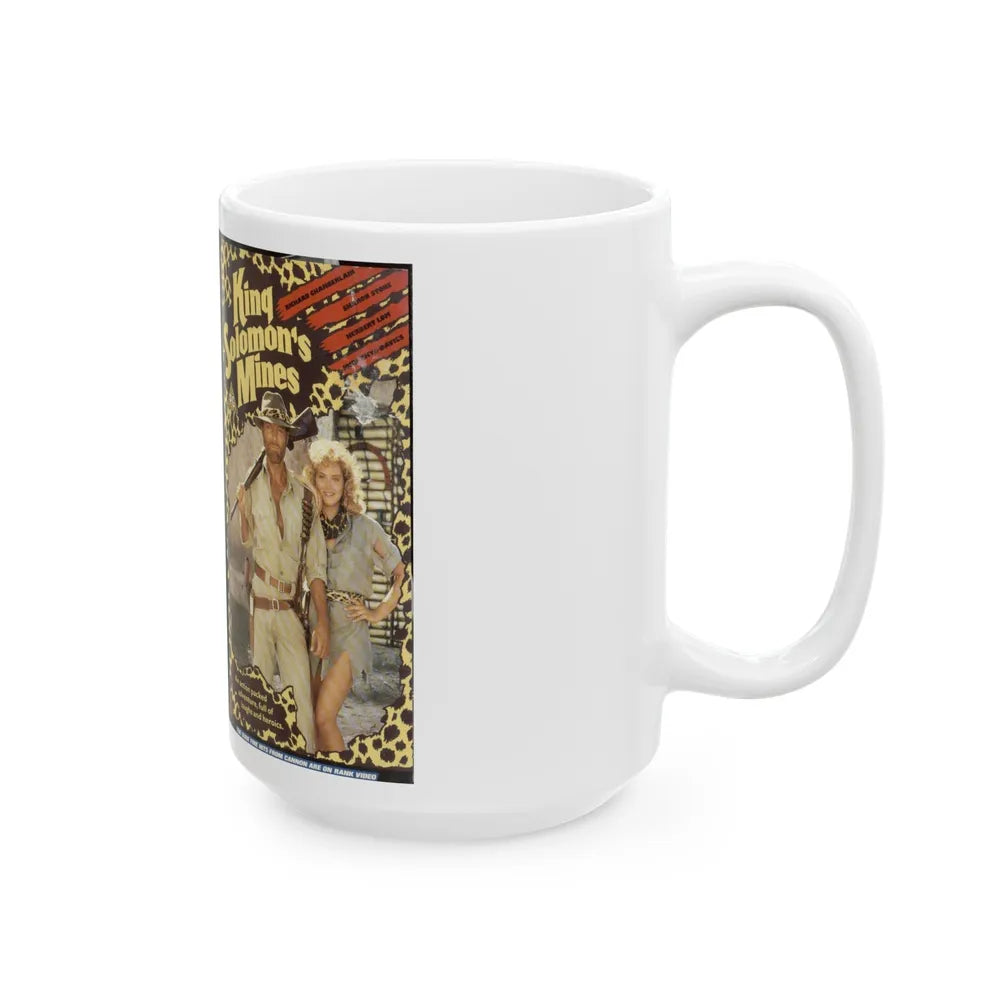 KING SOLOMONS MINES (VHS COVER) - White Coffee Mug-Go Mug Yourself